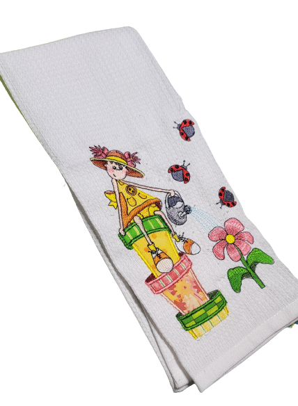 Embroidered Dish Towels