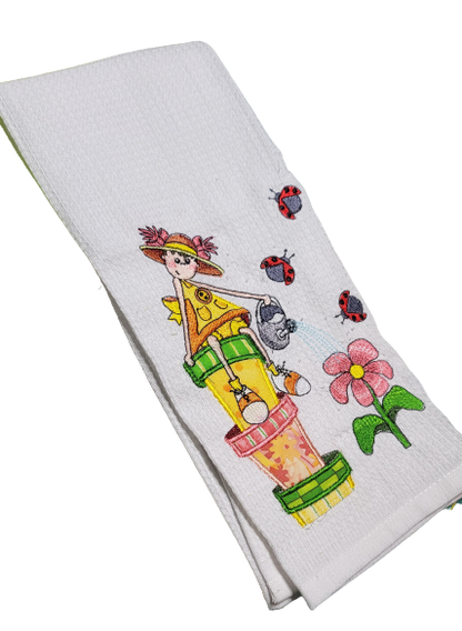 Embroidered Dish Towels